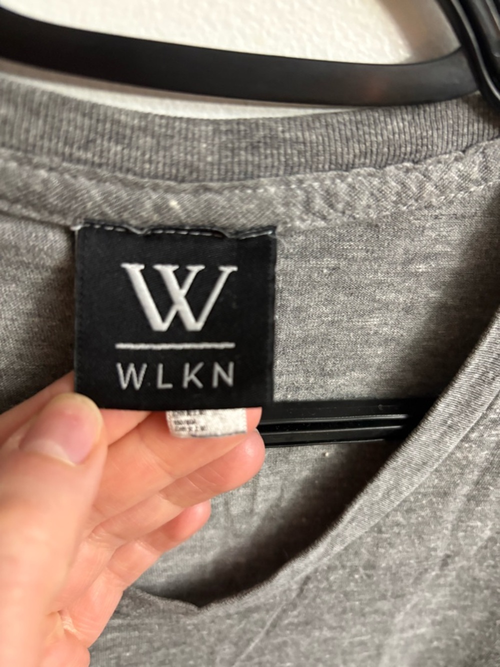 WLKN « Yves Saved Laurent » Grey Graphic Tee size small - Picture 4 of 9